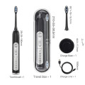 New Arrival IPX7 À Prova D &#39;Água Limpeza Potente 5 Modos Opcionais de Viagem Escova de Dentes Elétrica Sonic Recarregável Para Adultos